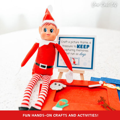 Holiday Magic Themed Elf Kit | Best 2024 Elf Kit | 24 Day Christmas Holiday Elf Kit | Crafty Elf Props and Antics